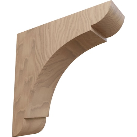 Ekena Millwork 1 3/4"W x 6"D x 6"H Small Olympic Wood Bracket, Mahogany BKTW01X06X06OLGM